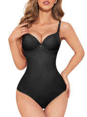 Tummy Control Bodysuit Slimming Compression Slip Body Shaper