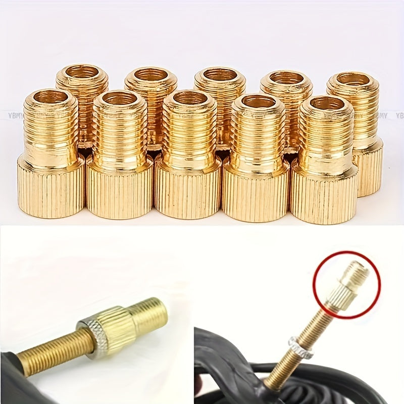 4pcs Bike Valve Adapter w/ Sealing Ring