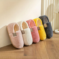 Women's Plush Slippers Home Warm Cozy Fuzzy Shoes