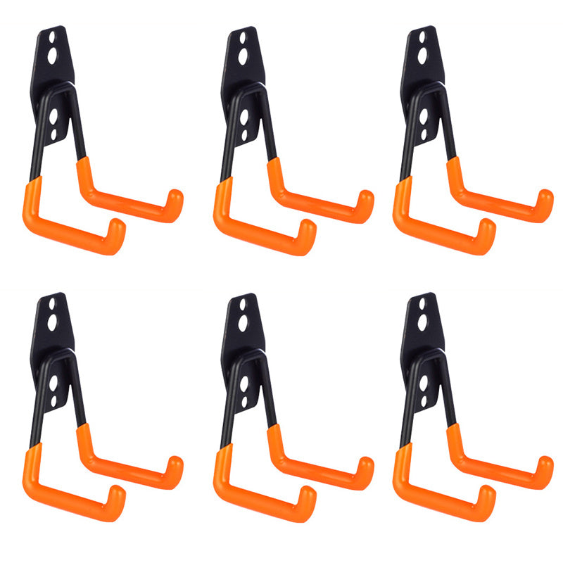 Heavy Duty Garage Hooks - Wall Mounted Practical Hooks with Anti-Slip Coating