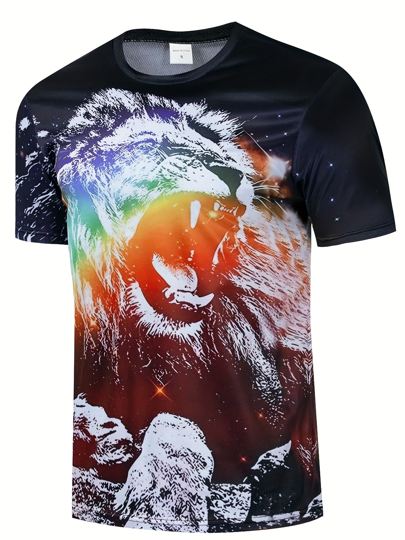 Stylish Lion Printed T Shirt for Men & Women 3D Print