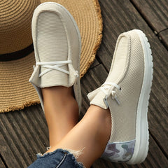 Women's Corduroy Casual Loafers Soft Sole Flatform Shoes