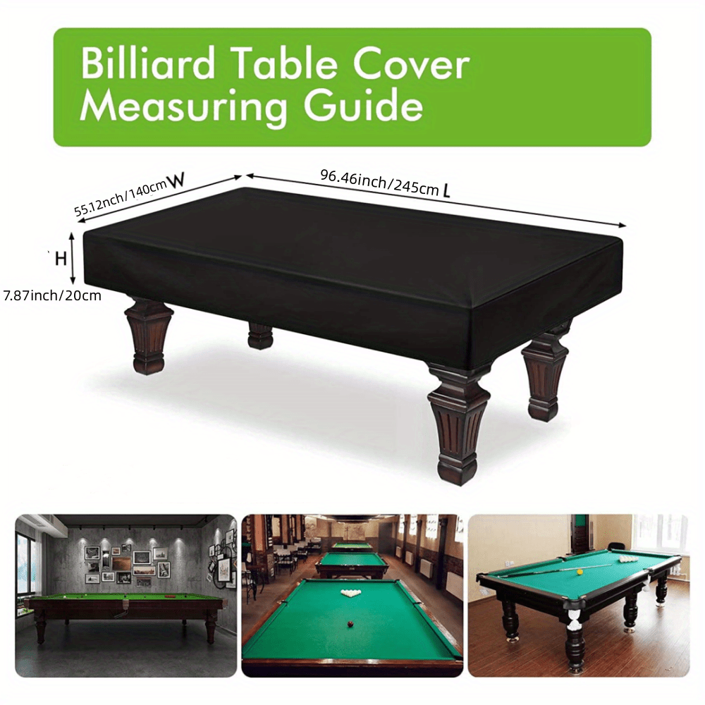 Waterproof Dustproof Pool Billiard Table Cover