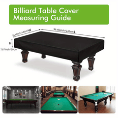 Waterproof Dustproof Pool Billiard Table Cover