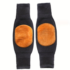 2pcs Warm Knee & Leg Guards Fleece for Men & Women Cold Leg Protection