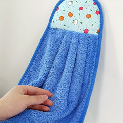 Thick Coral Velvet Handkerchief Absorbent Hand Towel