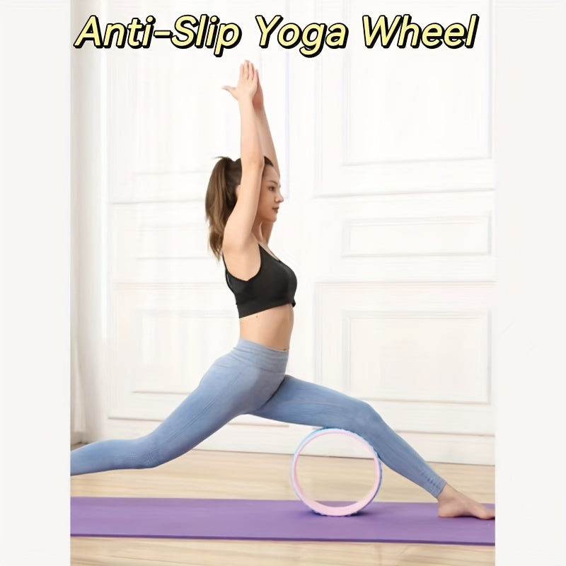 Yoga Fitness Auxiliary Wheel 3D Yoga Wheel for Back & Shoulder Stretching