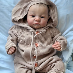 Realistic 19 Inch Reborn Baby Doll Soft Vinyl Lifelike Newborn Toy