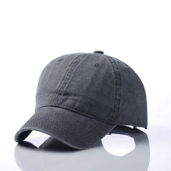 Mens Casual Solid Adjustable Baseball Cap
