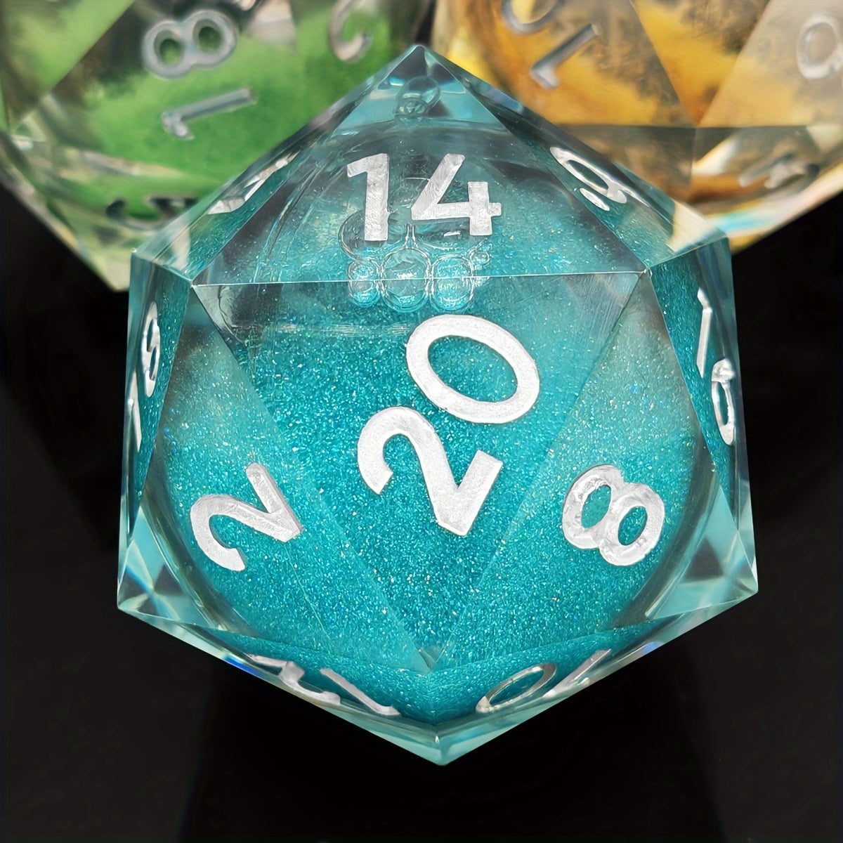 Large Liquid Core Quicksand Dice For RPG