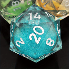 Large Liquid Core Quicksand Dice For RPG