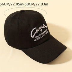 Alphabet Embroidery Baseball Cap Soft Top Sports Cap