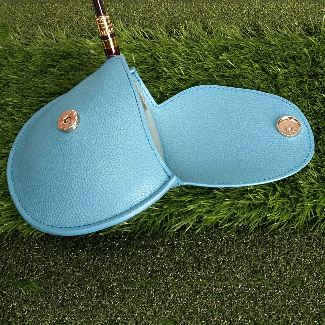 PU Leather Golf Club Headcover For Driver Wood with Magnetic Buckle 3 Colors