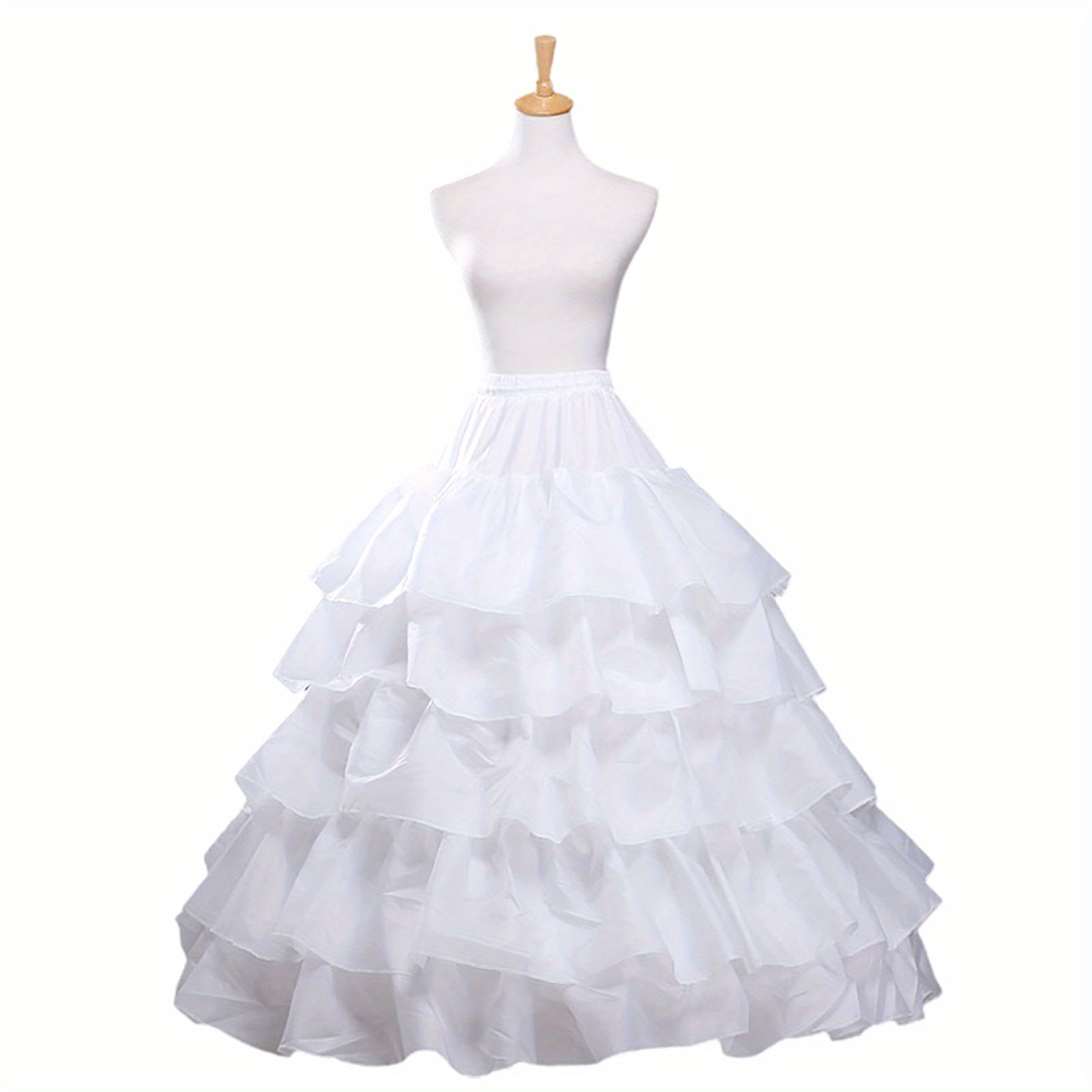 Ankle Length Wedding Petticoat Plus Size Underskirt