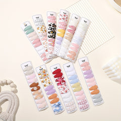 20 Pcs Baby Girls Water Drop Hair Clip Floral Headwear Accessories