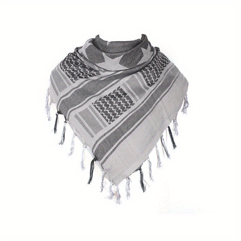 Outdoor Camouflage Headscarf Thick Scarf Shawl Arab Square Scarf
