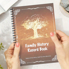 Family History Record Book Spiral Notebook Journal 100 Pages