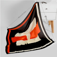 Square Block Scarf Casual Shawl Windproof Head Wrap Outdoor Accessories