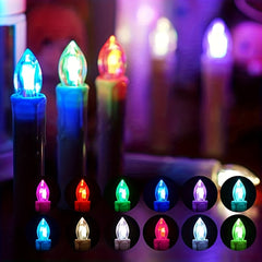 10pcs Flameless LED Candle Lights with Remote Control for Parties and Decor