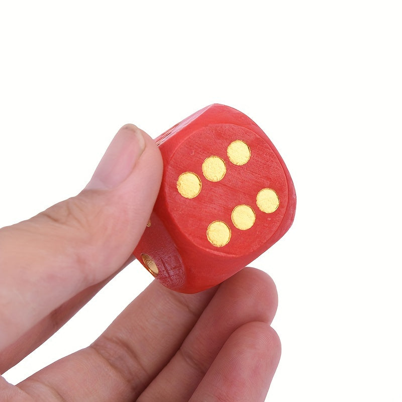 Wooden Dice Board Game 6 Sided Die