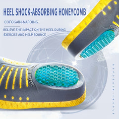 Sports Shock Absorption Insoles High Elastic Comfortable Running Insoles