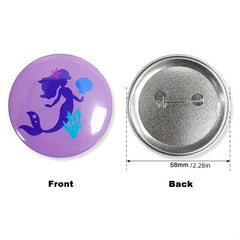 Birthday Buttons Pins For Girls Party Cartoon Button Pin Party Supplies