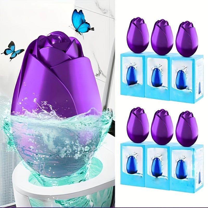 Toilet Cleaner Flower Shape Fragrant Toilet Bowl Cleaner