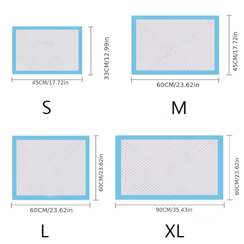 10pcs Absorbent Pet Diaper Pad for Dogs Cats