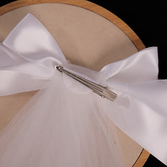 Bow Bridal Veil Women Bride Party Wedding Bridal Accessories Jewelry Veil