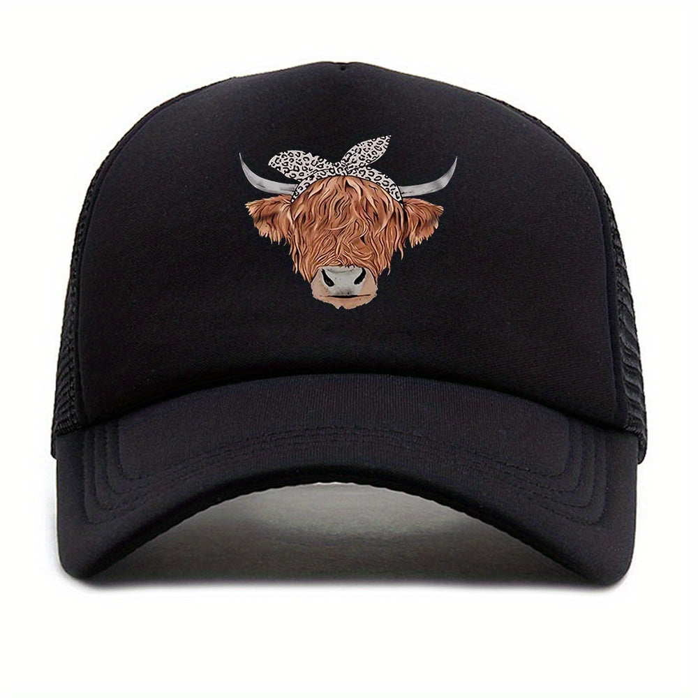 Sun Protection Baseball Cap Cartoon Printed Outdoor Hat