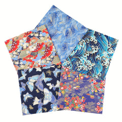 5pcs Christmas Halloween Cotton Quilting Fabric DIY Sewing Scrapbooking