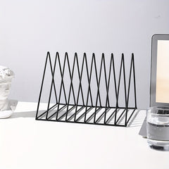Metal Wire Magazine Holder File Folder Organizer Bookshelf Decor