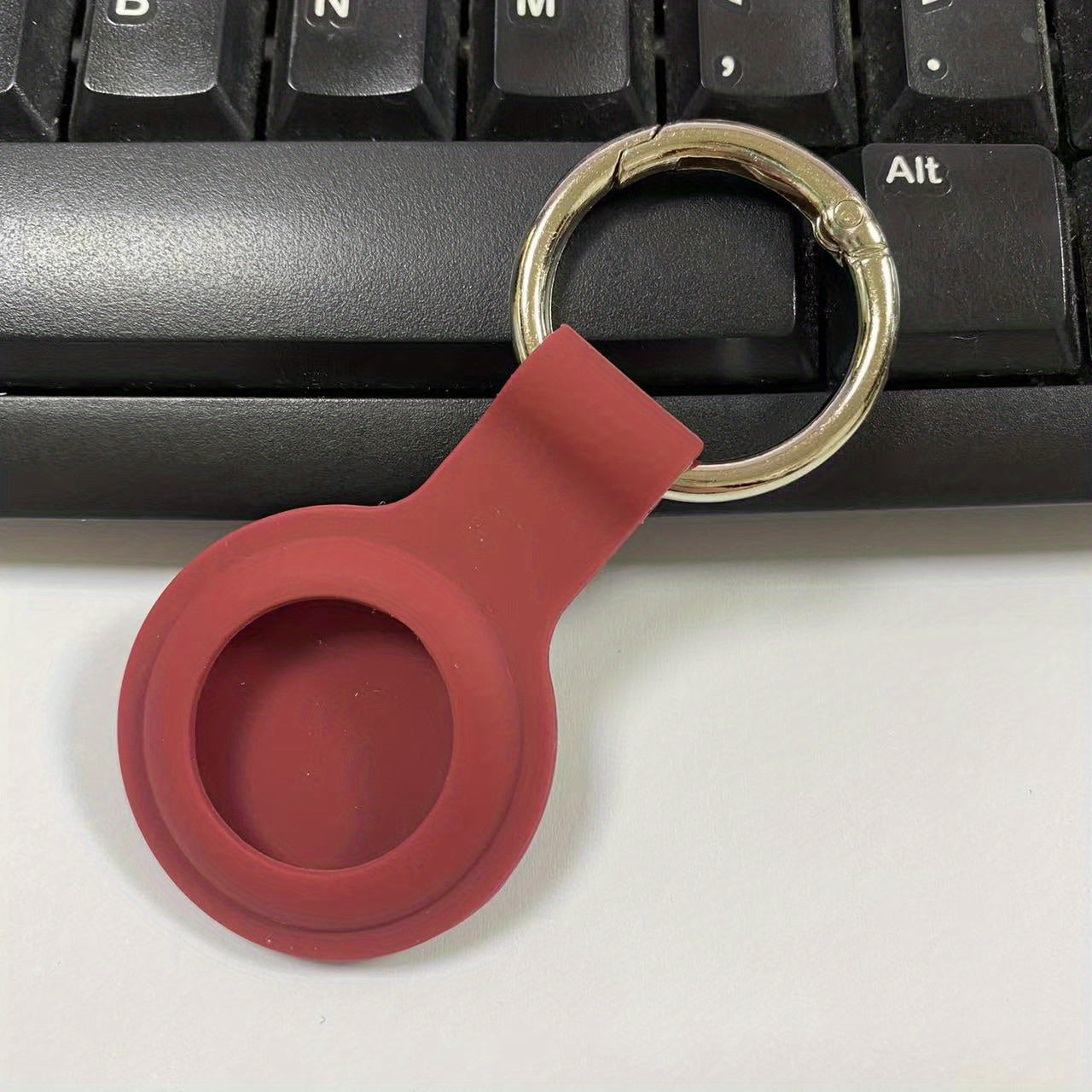 AigTag Car Key Chains for AirTag - 4pcs Silicone Holder Cases