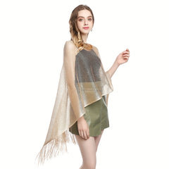 Tassel Shawl Bikini Cover Up Summer Sunscreen Wraps for Women