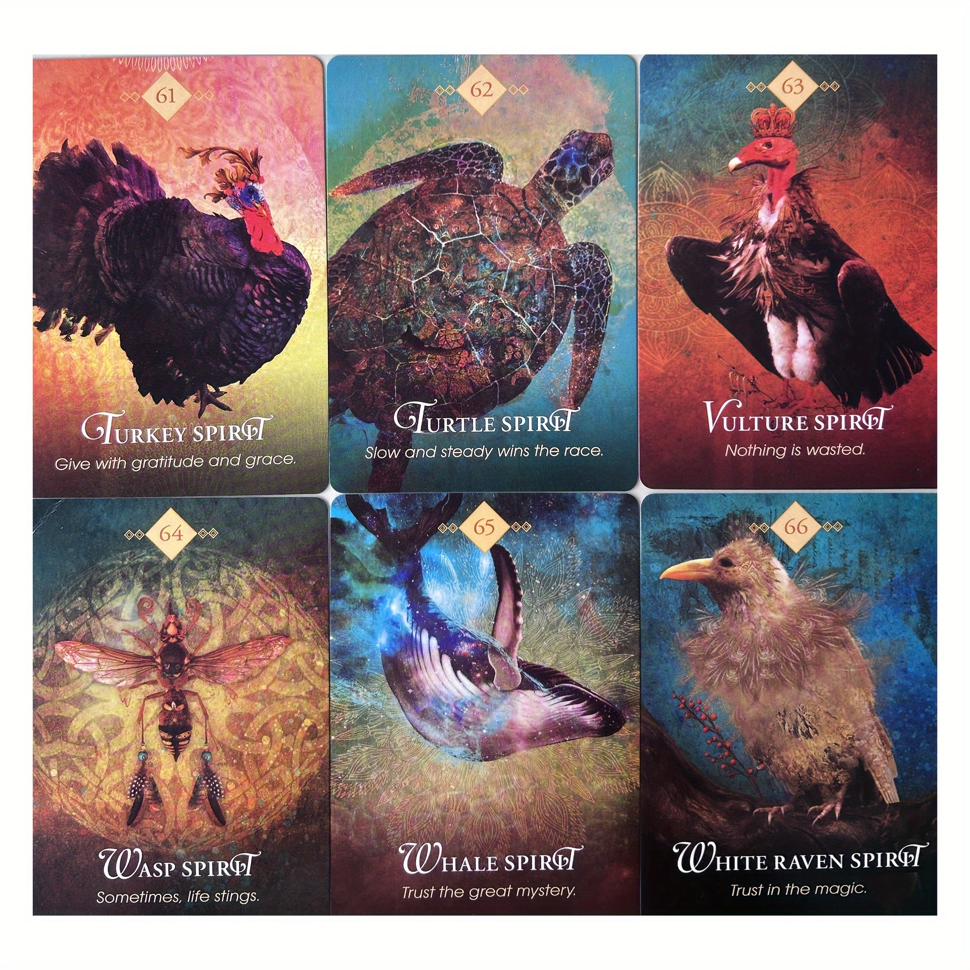 Vintage Oracle Cards & Outdoor Board Games Set