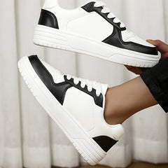 Women's Solid Casual Skate Shoes Lightweight Low Top Sport Shoes
