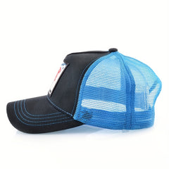 Unisex Shark Embroidery Baseball Cap for Outdoor Sport