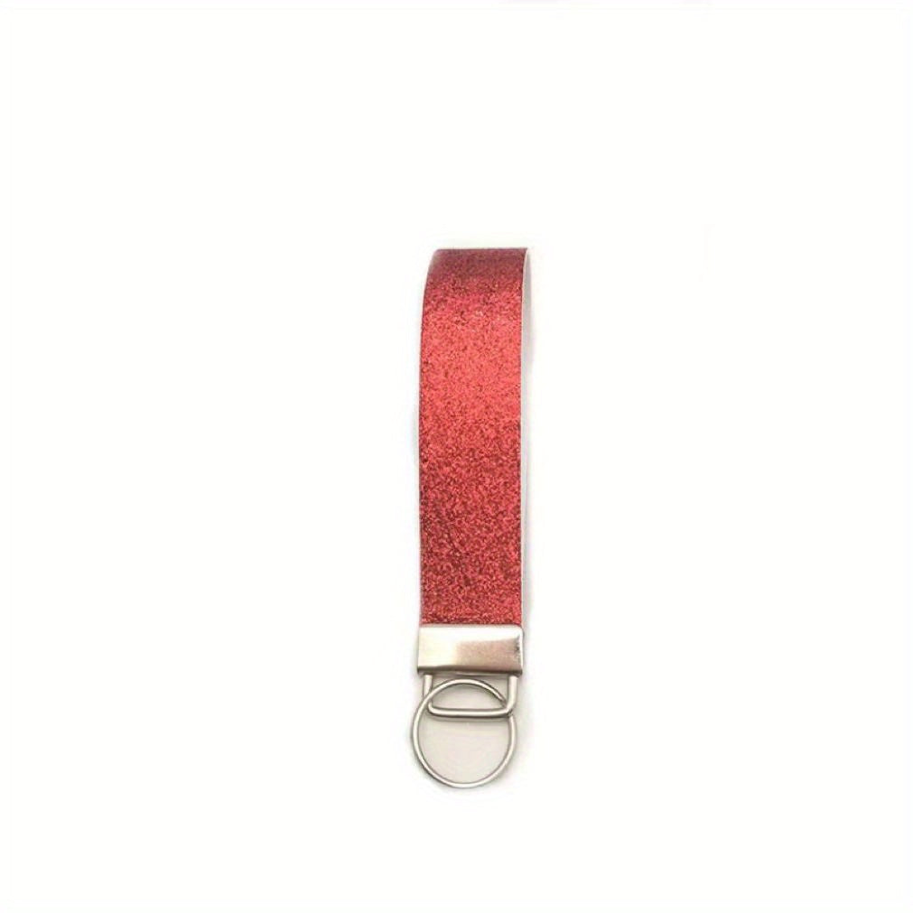 Fashionable PU Leather Key Chain Gift For Men & Women Bag Purse Wristlet