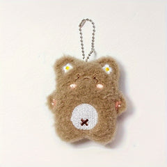 Cartoon Squeaky Bear Keychain Small Doll Key Chain Pendant Ornament