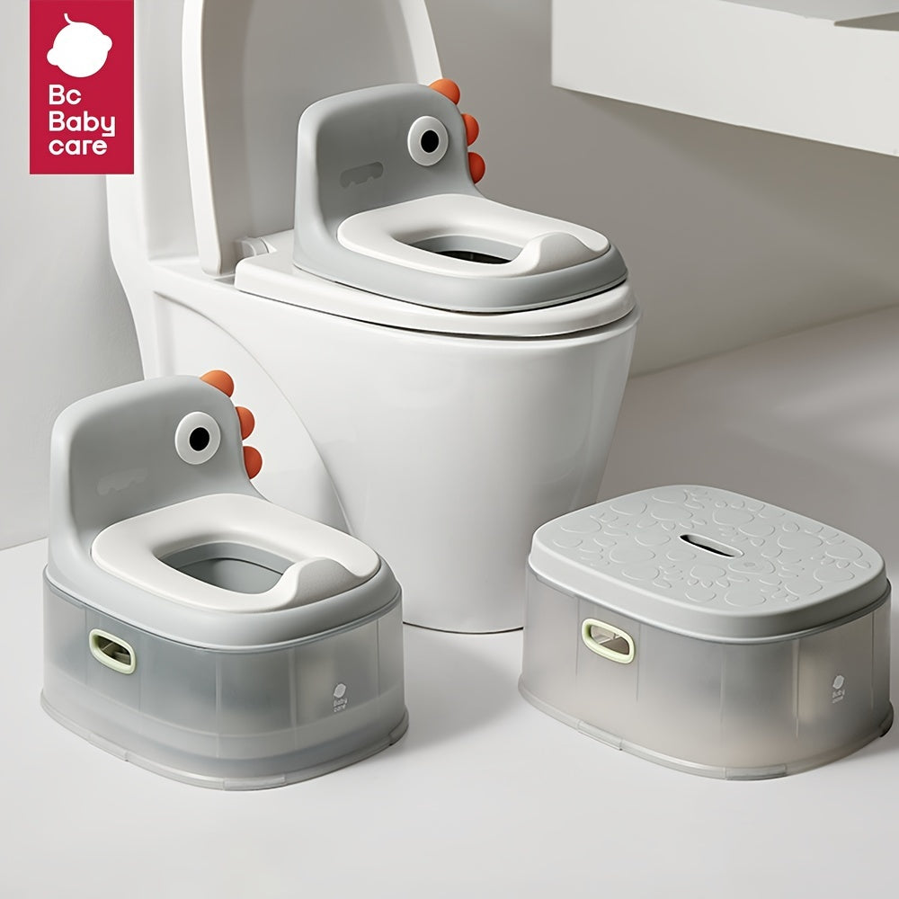 Bc Babycare 3 in 1 Potty Stool Toilet Seat Footstool with 10 Cleaning Bags