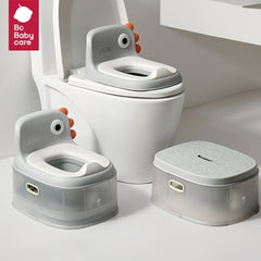 Bc Babycare 3 in 1 Potty Stool Toilet Seat Footstool with 10 Cleaning Bags