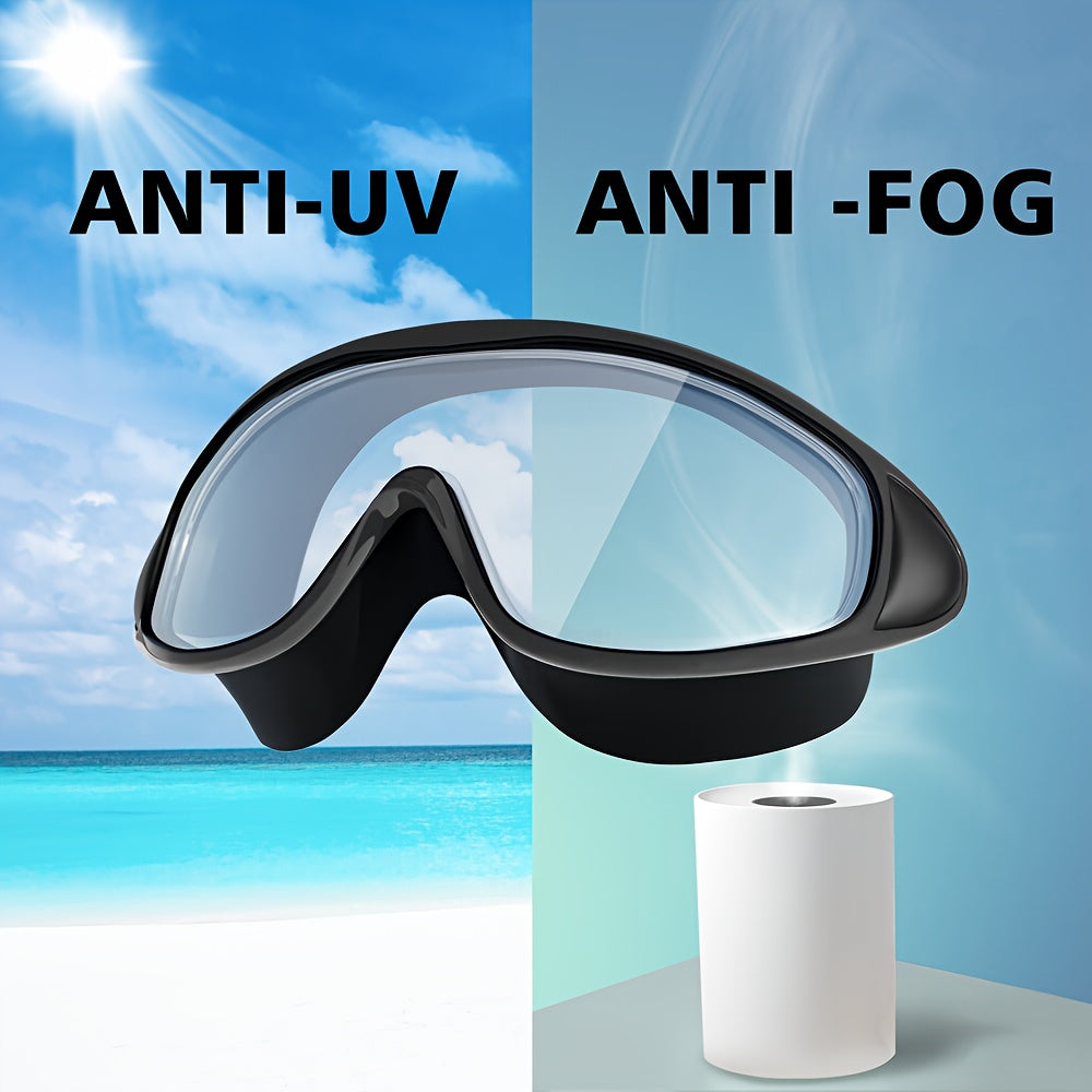 Adult Swim Goggles Anti-fog Waterproof Large Frame