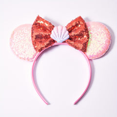 Sequin Ears Ocean Series Hair Hoop Teen Hair Accessories