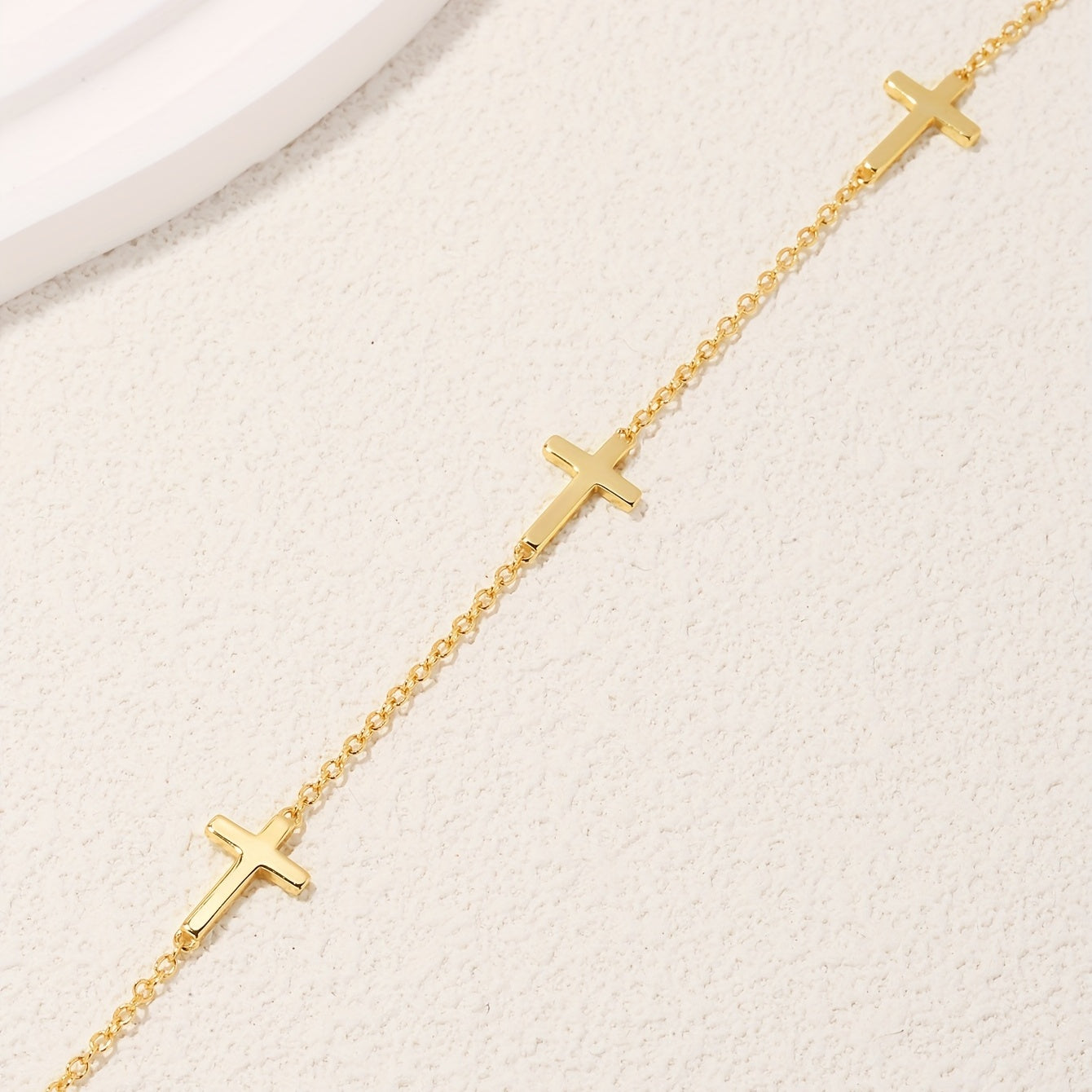 Vintage Style Cross Chain Bracelet Hand Jewelry Party Favors