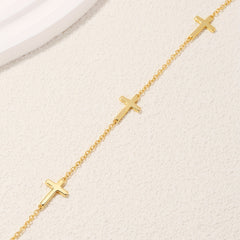 Vintage Style Cross Chain Bracelet Hand Jewelry Party Favors