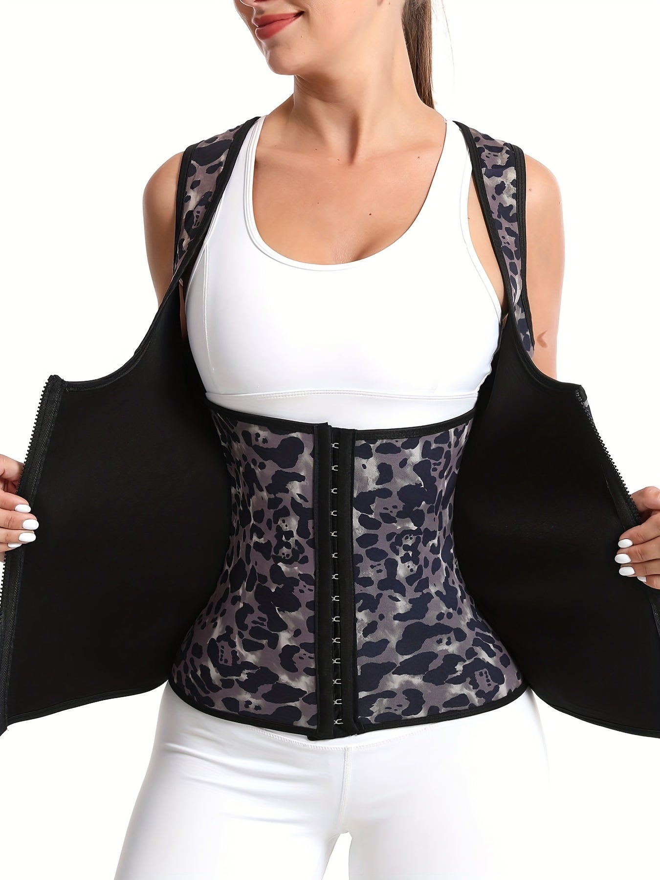 Sporty Waist Trainer Vest Slimming Hip & Tummy Control Top