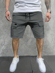 Men's Cargo Shorts Active Elastic Waist Sports Shorts