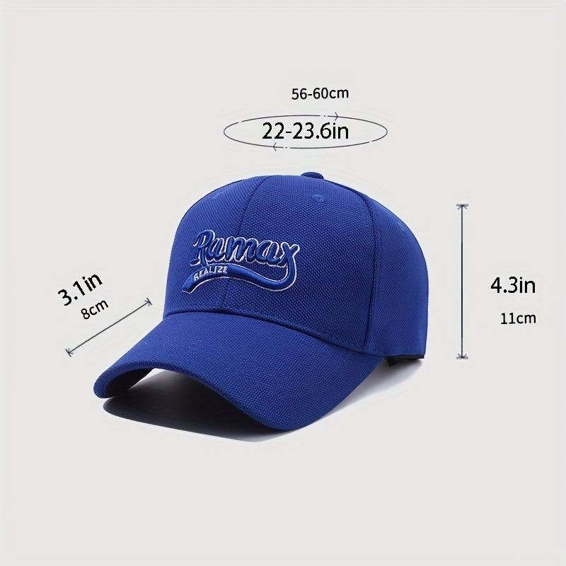Letter Embroidered Baseball Cap For Men and Women