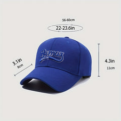 Letter Embroidered Baseball Cap For Men and Women
