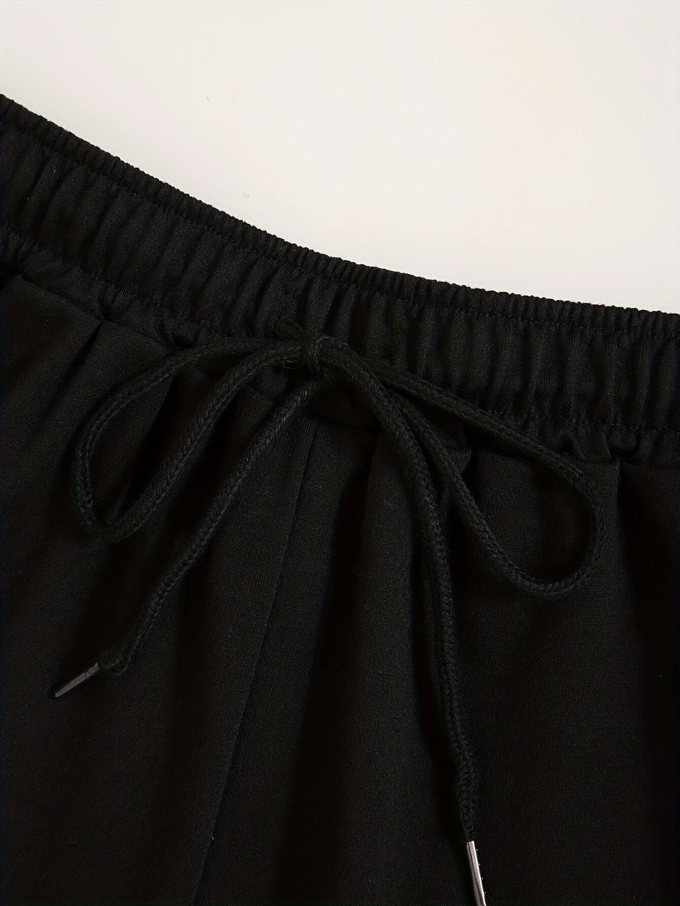 Mushroom Print Drawstring Shorts